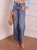 High-Waisted Wide-Leg Jeans