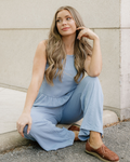 Jordan Ribbed Ruffle Tank Top and Pants Set