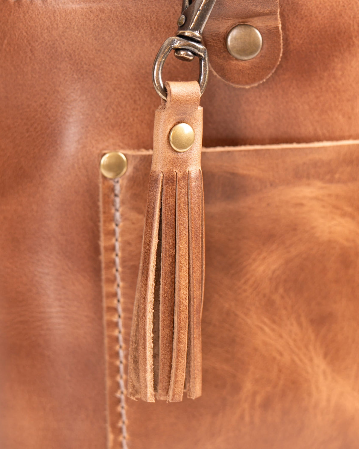 Leather Crossbody Bag — Deluxe — view 7