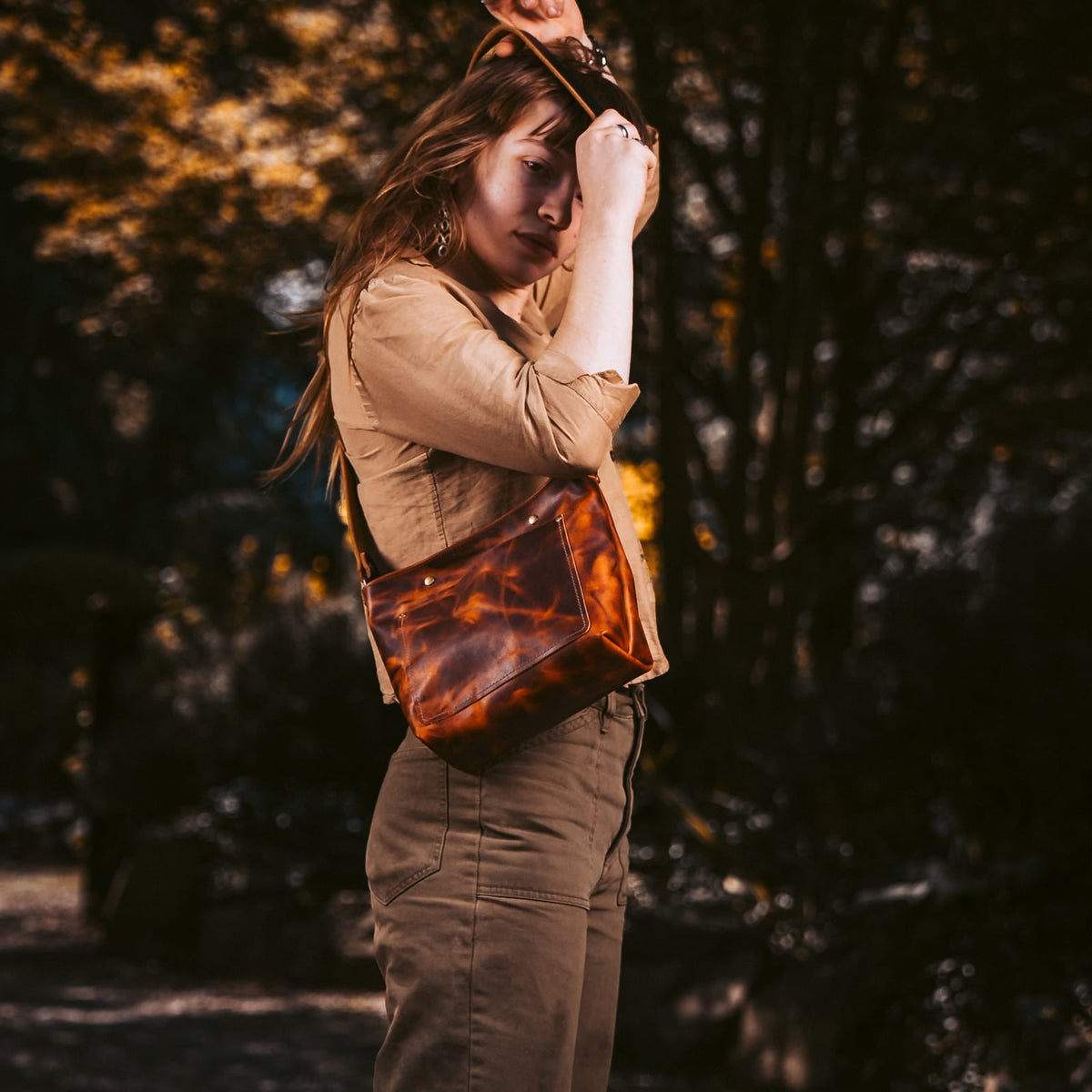 Leather Crossbody Bag — view 10