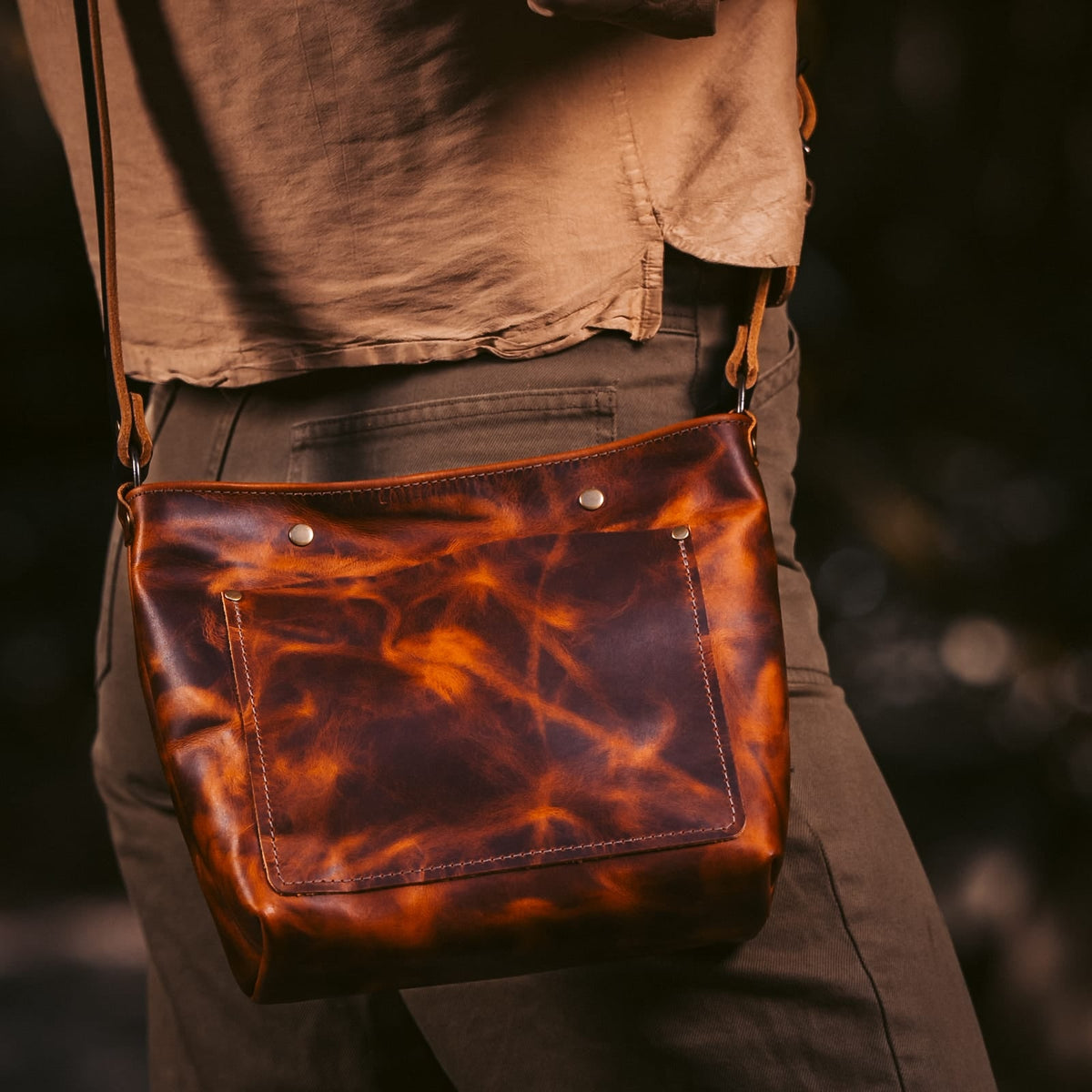 Leather Crossbody Bag — view 11