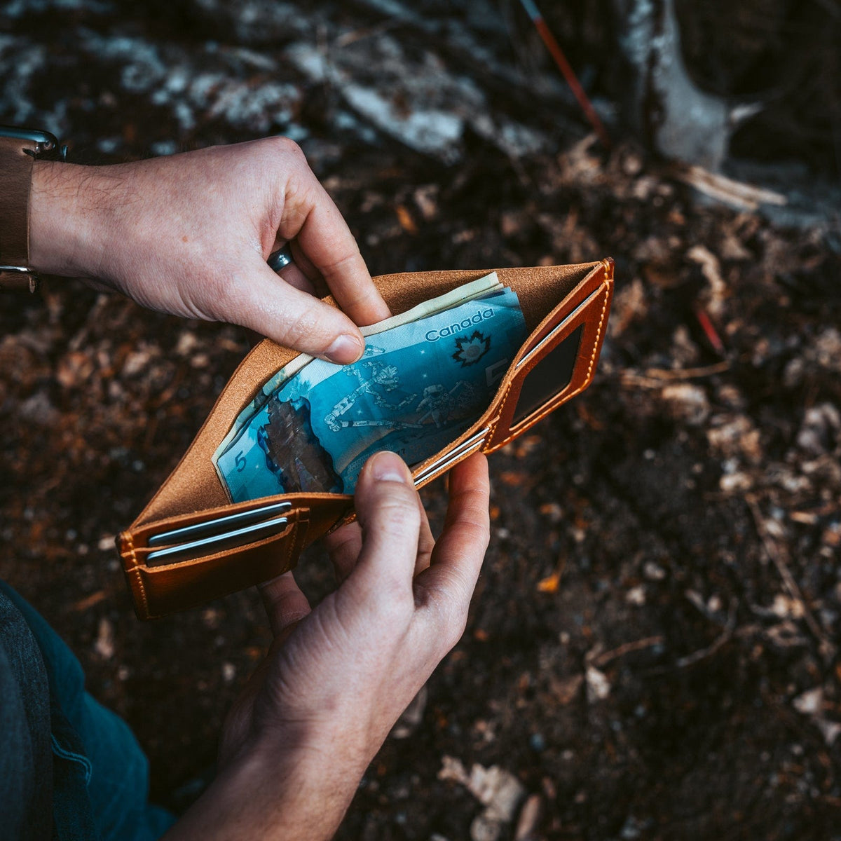 Leather Trifold Wallet — view 18