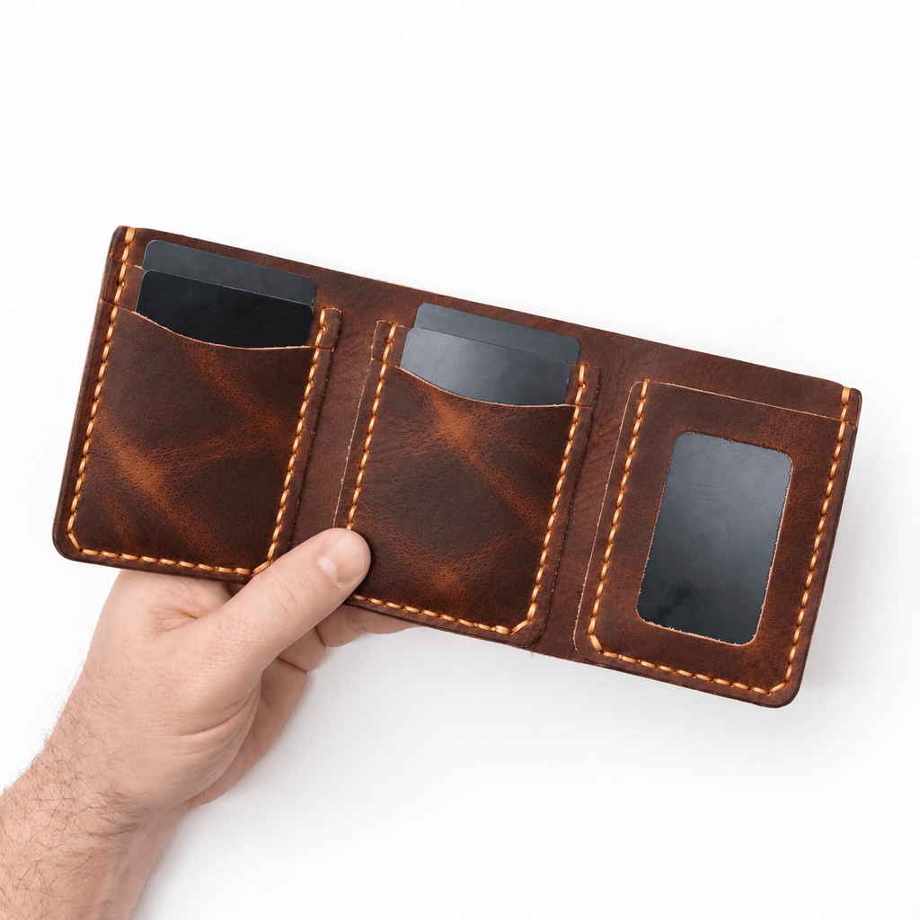 Leather Trifold Wallet — view 13