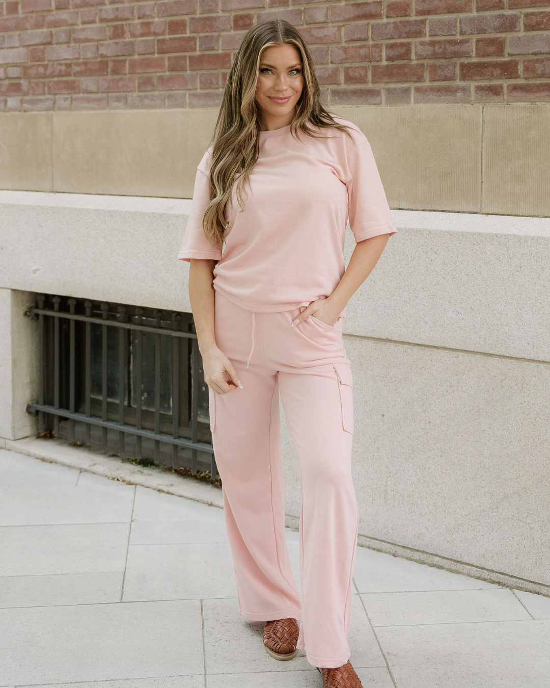 On the Go T-shirt & Cargo Sweatpants Set