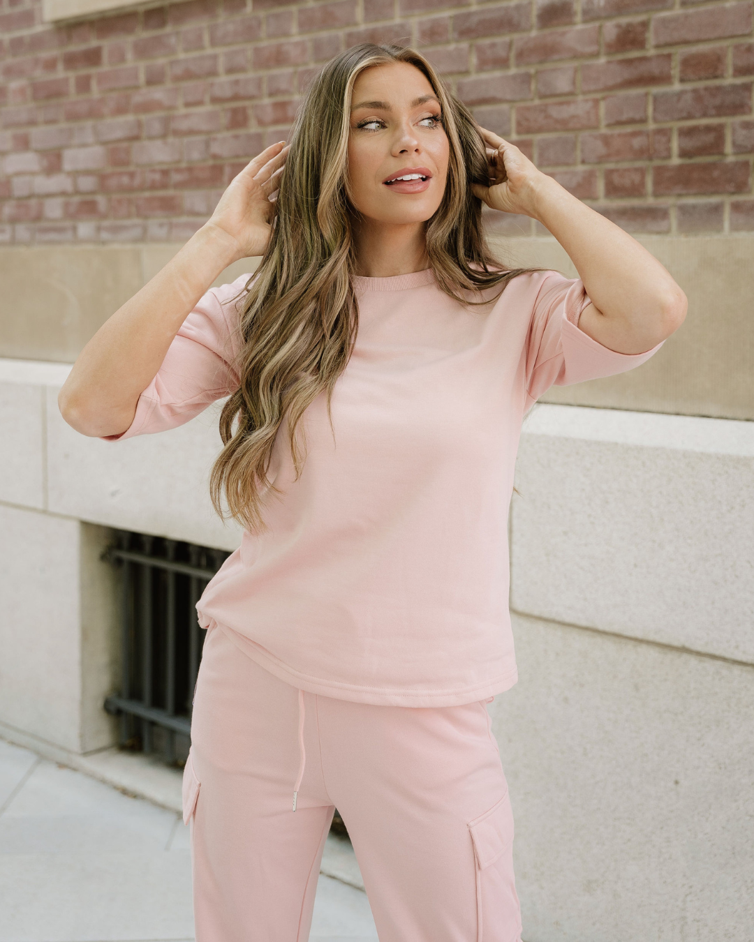 On the Go T-shirt & Cargo Sweatpants Set