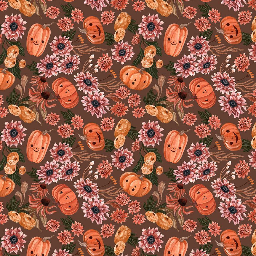 Retrolicious Pumpkins & Flowers Greta Dress