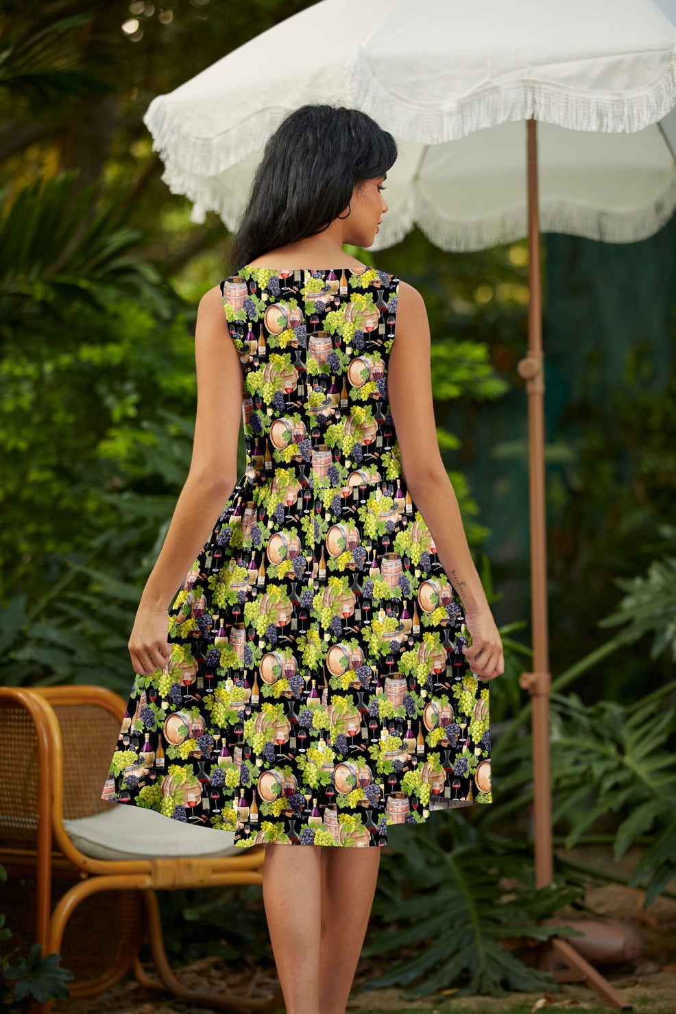 Retrolicious Wine Vintage Dress