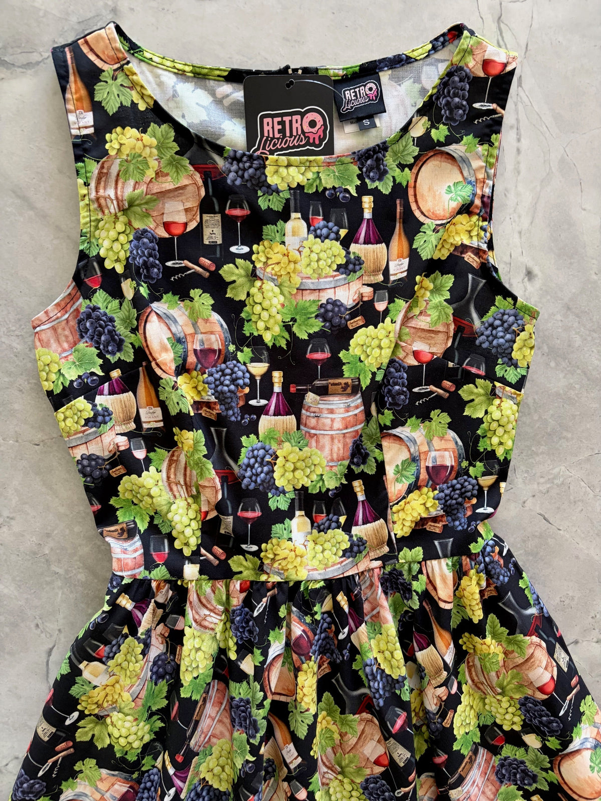 Retrolicious Wine Vintage Dress