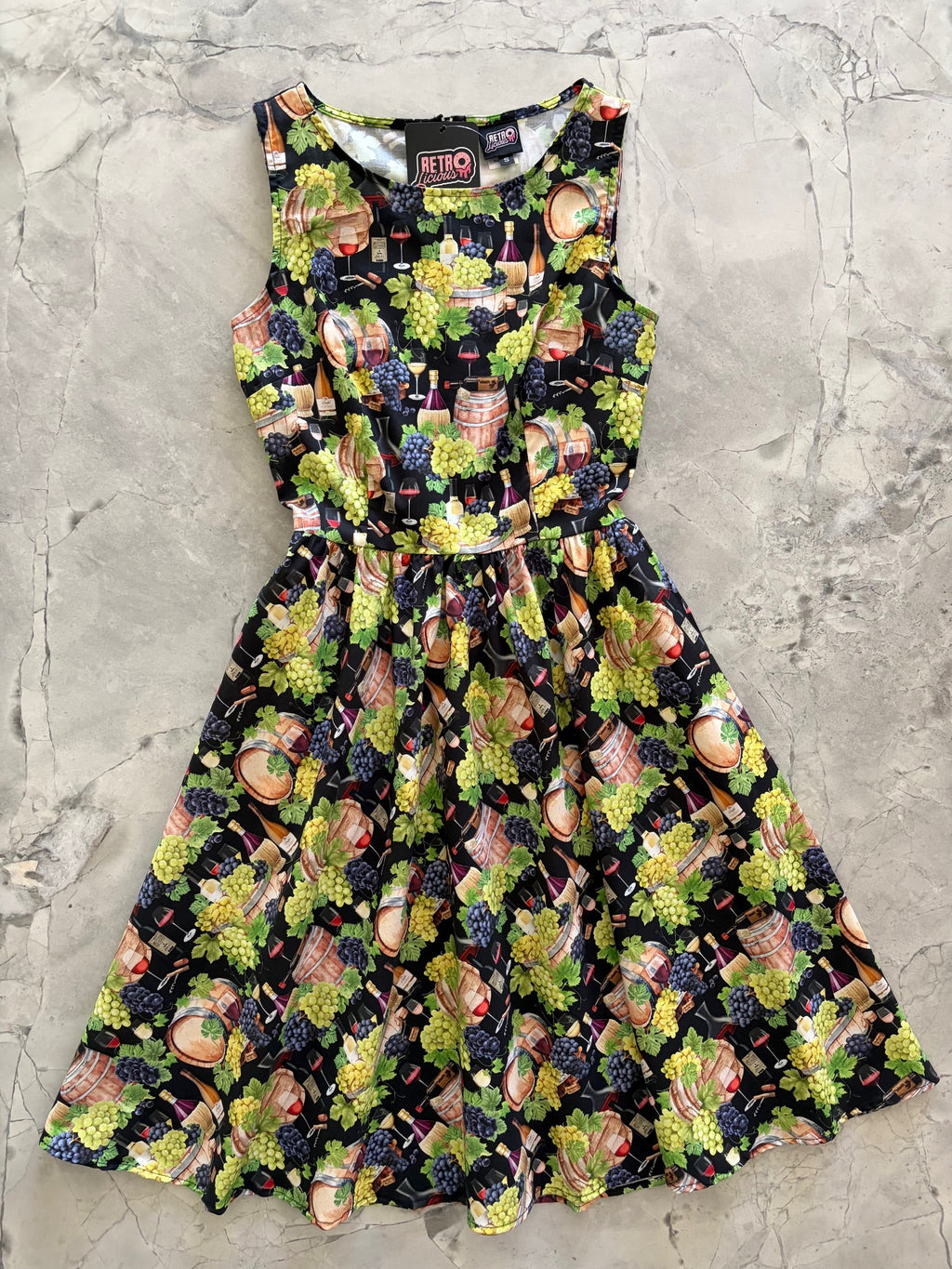 Retrolicious Wine Vintage Dress