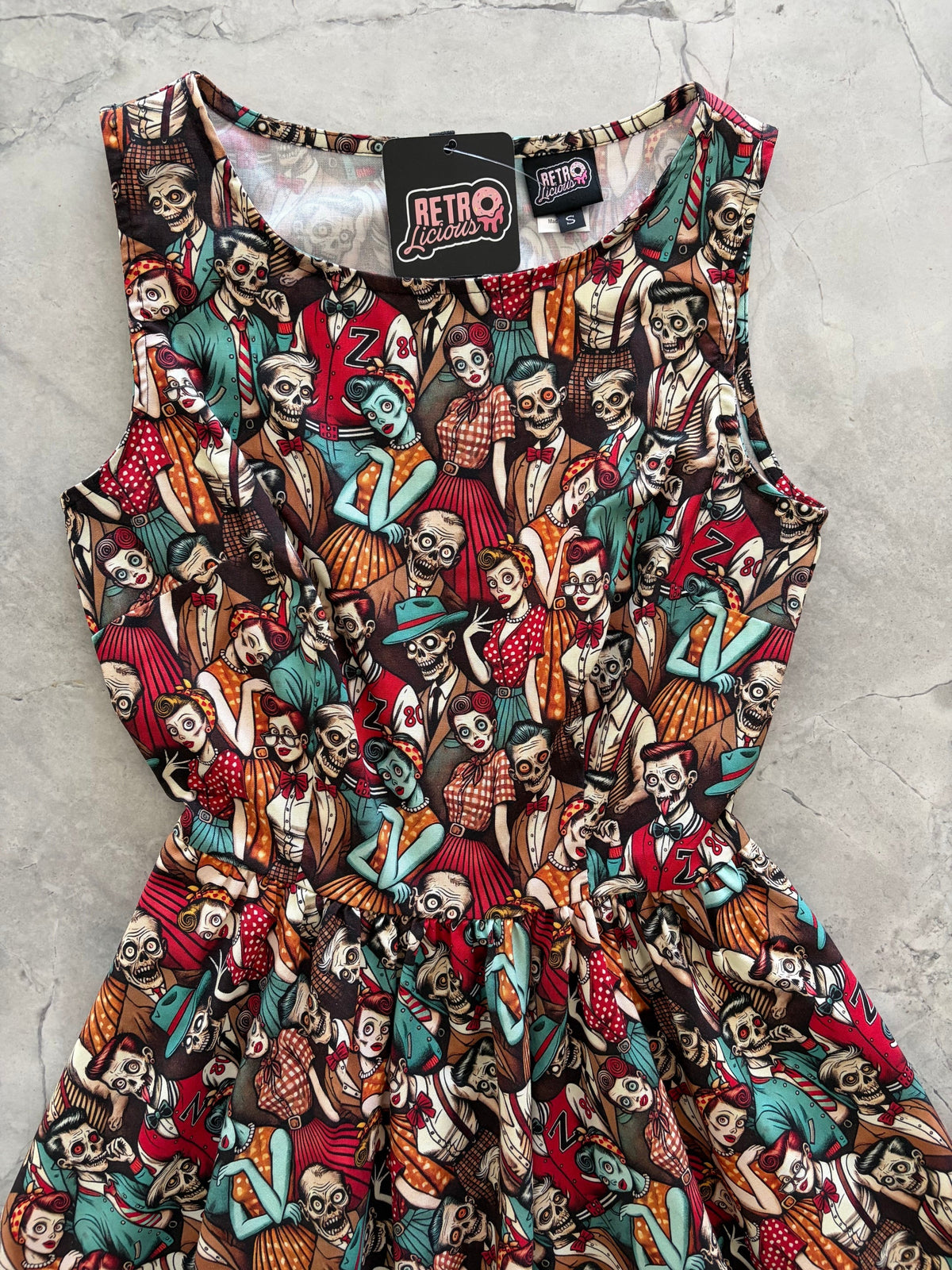 Retrolicious Zombies Vintage Dress